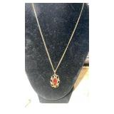 Sarah Coventry Pendant and Chain