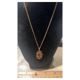 Vtg. Sarah Coventry 'Java' Pendant Necklace