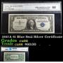 1957A $1 Blue Seal Silver Certificate Graded cu66