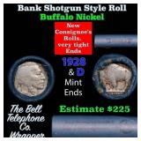 Buffalo Nickel Shotgun Roll in Old Bank Style 