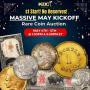 MASSIVE May Kickoff! Rare Coin & Gold Auction 17MA