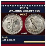 1918-s Walking Liberty Half Dollar 50c ms63 USCG