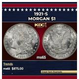 1921-s Morgan Dollar $1 Grades ms65