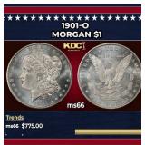 1901-o Morgan Dollar $1 Grades ms66