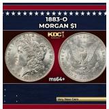 1883-o Morgan Dollar $1 Grades ms64+