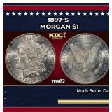 1897-s Morgan Dollar $1 Grades ms62