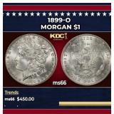 1899-o Morgan Dollar $1 Grades ms66