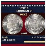 1897-s Morgan Dollar $1 ms66 SEGS