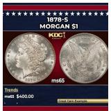 1878-s Morgan Dollar $1 Grades ms65