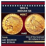 1914-p Buffalo Nickel 5c Grades ms65