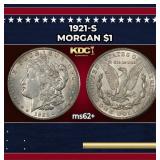 1921-s Morgan Dollar $1 Grades ms62+