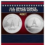 U.S. Space Force 1 oz Silver Round Round