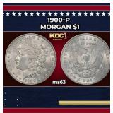 1900-p Morgan Dollar $1 Grades ms63