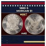 1880-s Morgan Dollar $1 Grades ms62