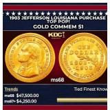 1903 Jefferson Louisiana Purchase Gold Commem Doll