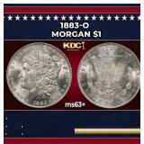 1883-o Morgan Dollar $1 Grades ms63+