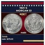 1921-s Morgan Dollar $1 Grades ms64
