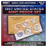 1957 United States Mint Silver Proof Set In Origin