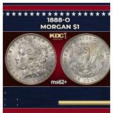 1888-o Morgan Dollar $1 Grades ms62+