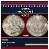 1899-o Morgan Dollar $1 Grades ms66
