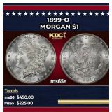 1899-o Morgan Dollar $1 Grades ms65+