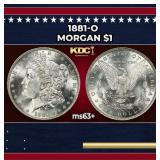 1881-o Morgan Dollar $1 Grades ms63+