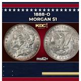 1888-o Morgan Dollar $1 Grades ms62+