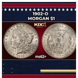 1902-o Morgan Dollar $1 Grades ms62+