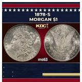 1878-s Morgan Dollar $1 Grades ms63