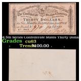1864 5th Series Confederate States Thirty Dollars