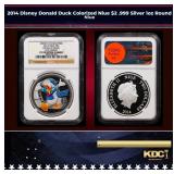 NGC 2014 Disney Donald Duck Colorized Niue $2 .999