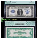 1923 $1 large size Silver Certificate PCGS Signatu