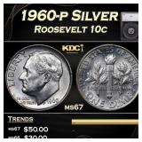 1960-p Roosevelt Dime Silver 10c ms67 SEGS
