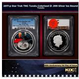 PCGS 2017-p Star Trek TNG Tuvalu Colorized $1 .999
