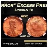 NGC 1988 *Mint Error* Excess Pressure Strike Linco