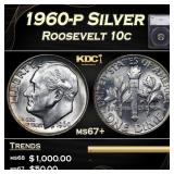 1960-p Roosevelt Dime Silver 10c ms67+ SEGS