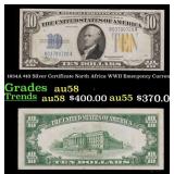 1934A $10 Silver Certificate North Africa WWII Eme
