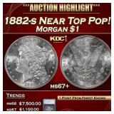 1882-s Morgan Dollar Near Top Pop! $1 ms67+ SEGS