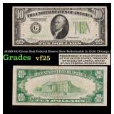 1928B $10 Green Seal Federal Reseve Note Redeemabl