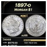 1897-o Morgan Dollar 1 au55 SEGS