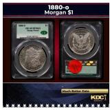 CACG 1880-o Morgan Dollar $1 au details CACG