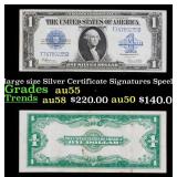 1923 $1 large size Silver Certificate Grades Choic