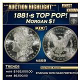 1881-s Morgan Dollar TOP POP! $1 ms69 SEGS