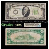 1928B $10 Green Seal Federal Reseve Note Redeemabl