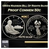 1993-s Madison Proof Modern Commem Half Dollar Bil
