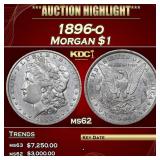 1896-o Morgan Dollar $1 ms62 USCG