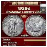 1926-s Standing Liberty Quarter 25c ms65+ SEGS