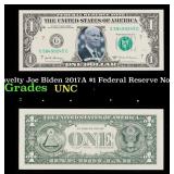 Novelty Joe Biden 2017A $1 Federal Reserve Note, C