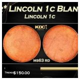 *Mint Error* Lincoln 1c Blank Planchet Lincoln Cen
