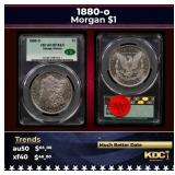 CACG 1880-o Morgan Dollar $1 au details CACG